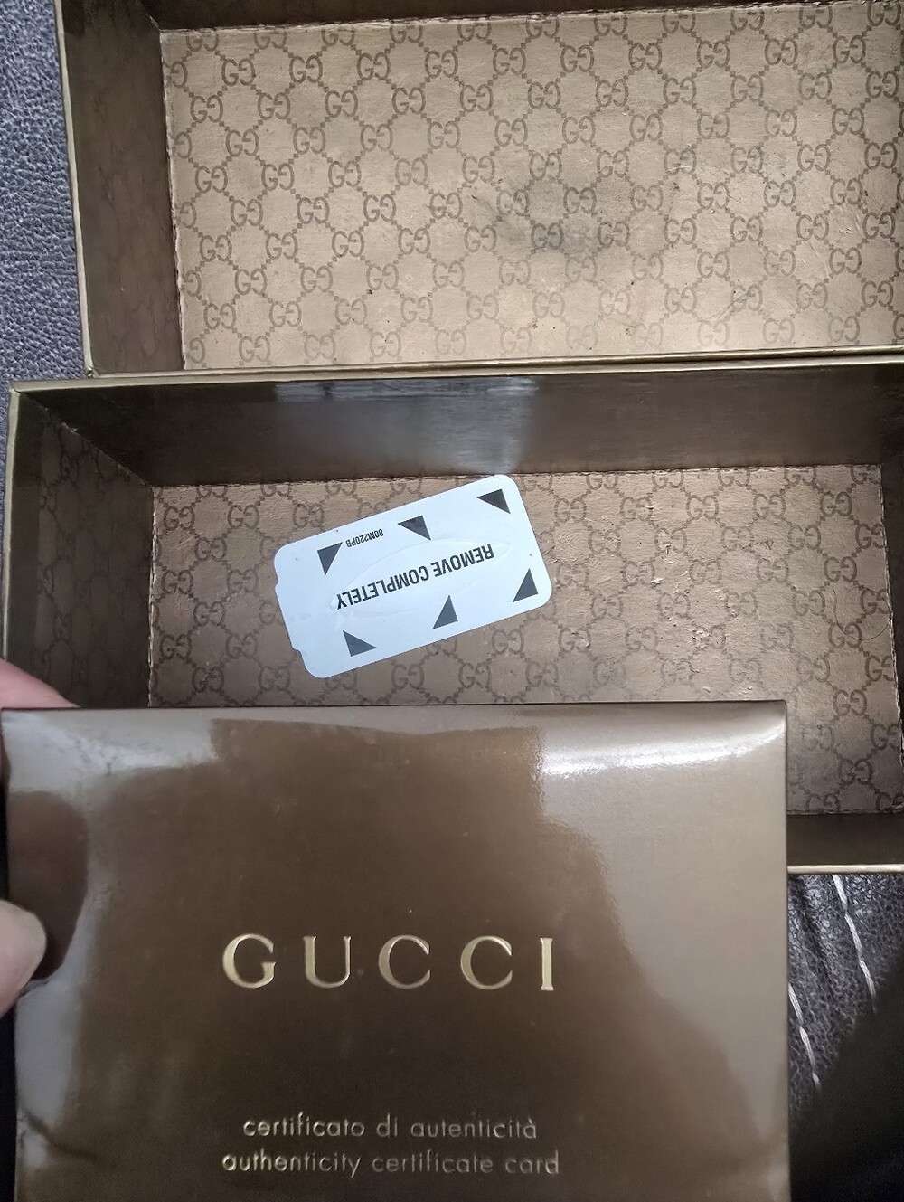 Gucci Oversized Round Sunglasses in Tortoiseshell and Dark Lenses - Picture 7 of 9